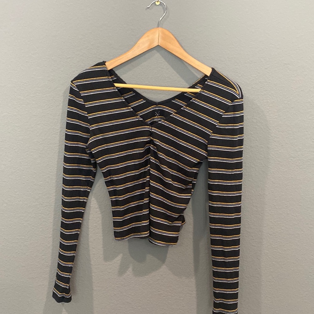 Pac Sun - Long sleeve stripped ribbed basics sweater